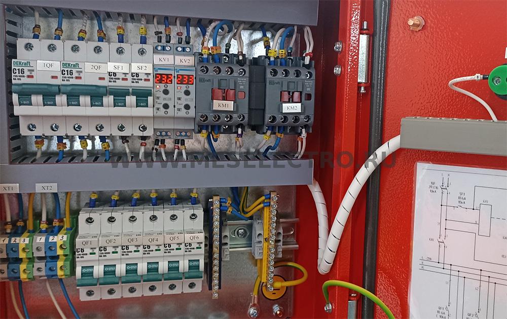 ПЭСПЗ 2х16/230-АВР Панель питания СПЗ meselectro.ru ПЭСПЗ 2х16/230-АВР Панель питания СПЗ