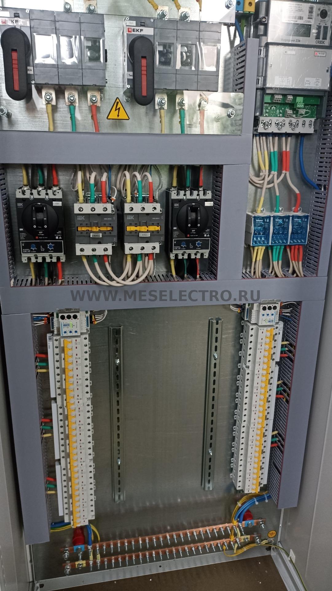 ГРЩ на 2 ввода 80А