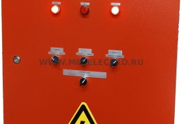 Произведеная сборка 3-х панелей противопожарных устройств ППУ 2х40/380-АВР с блоком OptiSave L-230