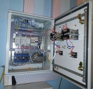 Изготовлен, подключен на объекте и введен в эксплуатацию щит тепловой защиты двух трансформаторов TRIHAL 630кВА