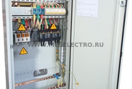Произведена сборка распределительного щита 400А для строительной площадки (без учета электроэнергии с выключателями IEK) 