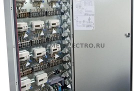 Произведена сборка напольного шкафа учёта электроэнергии  (Энергомера СЕ308 R34.543.OAAO.SYUVLFZ SPds - 14 шт.)
